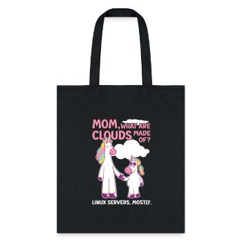 What Are Clouds Made Of - Linux Cloud Computing - Tote Bag - black - Front