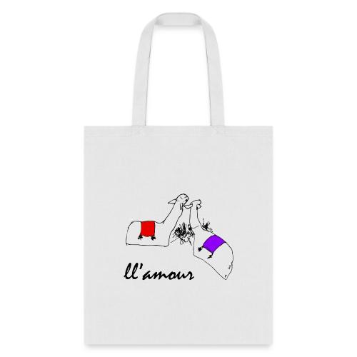 Llamour (color version). - Tote Bag