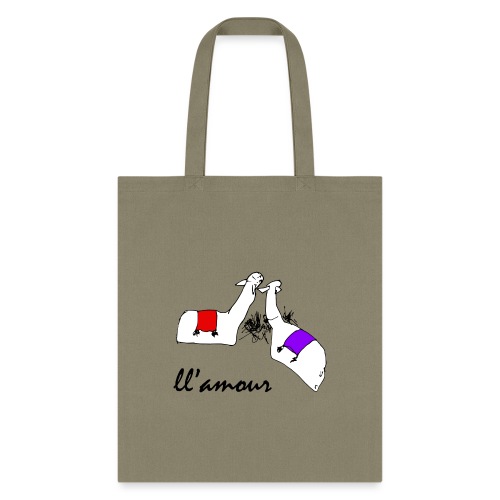 Llamour (color version). - Tote Bag