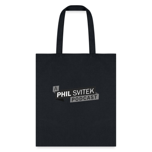 A Phil Svitek Podcast Logo ONLY Design - Tote Bag