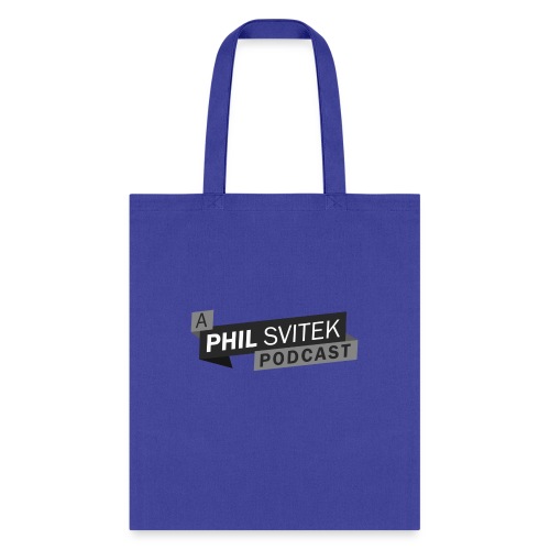 A Phil Svitek Podcast Logo ONLY Design - Tote Bag