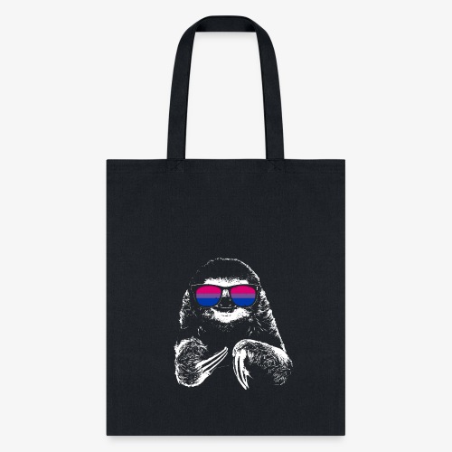 Pride Sloth Bisexual Flag Sunglasses - Tote Bag