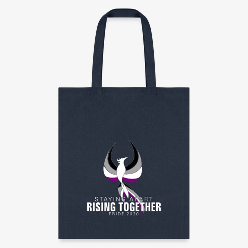 Asexual Staying Apart Rising Together Pride 2020 - Tote Bag
