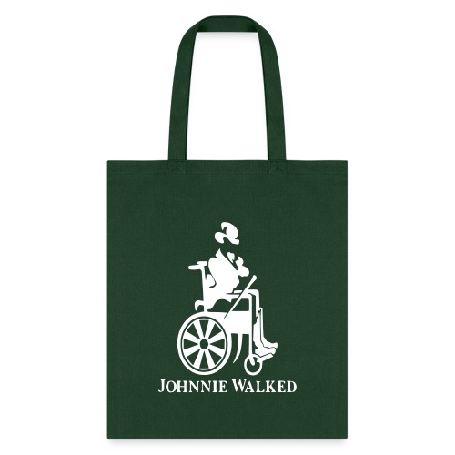 Johnnie Walked, Wheelchair fun, whiskey and roller - Tote Bag