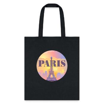 Paris Evening - Tote Bag - black - Front