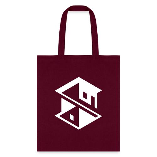 Unreal Estate Records Logo White - Tote Bag