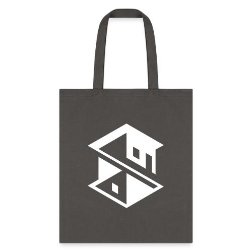 Unreal Estate Records Logo White - Tote Bag