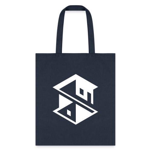 Unreal Estate Records Logo White - Tote Bag