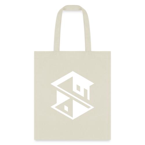Unreal Estate Records Logo White - Tote Bag