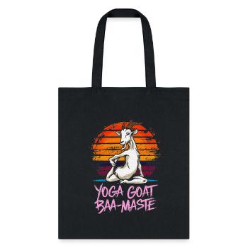 Goat Yoga Game Yoga Class Yoga Instructor - Tote Bag - black - Front