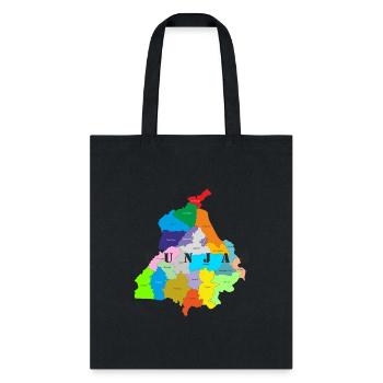 punjab map - Tote Bag - black - Front