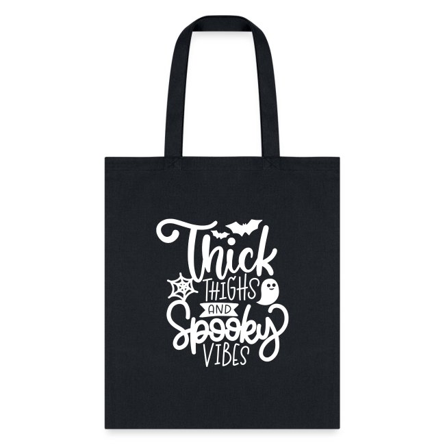 Thick Thighs and Spooky Vibes Halloween T Shirt
