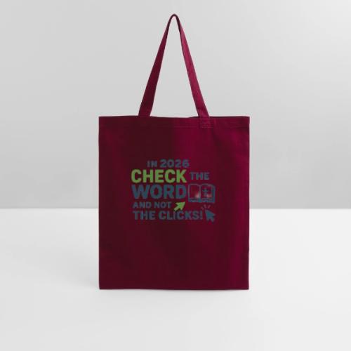 Color Word Clicks 2026 Background - Tote Bag