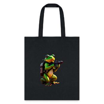 frog - Tote Bag - black - Front