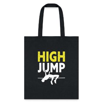 high jump - Tote Bag - black - Front