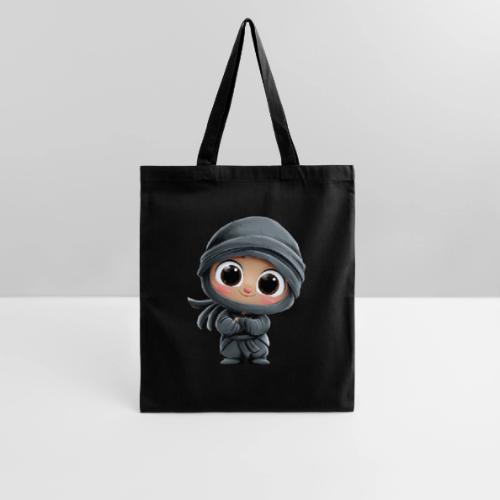 Cute Cartoon Baby Ninja Standing with Big Smile - Tote Bag