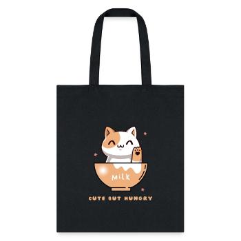 Cute but hungry - Tote Bag - black - Front