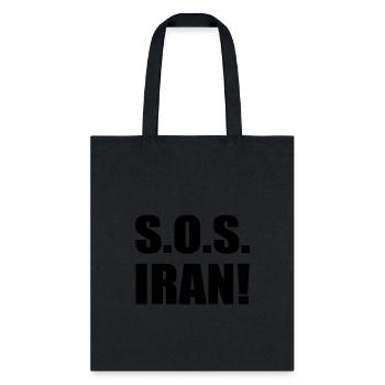 Sos iran - Tote Bag - black - Front