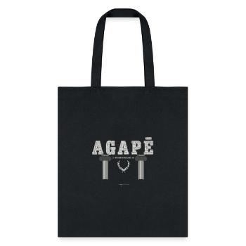 Christian Clothing Agape The Greek Word For Love - Tote Bag - black - Front