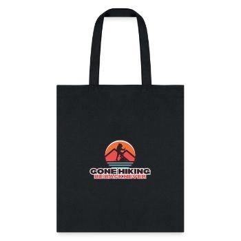 Gone hiking - Tote Bag - black - Front