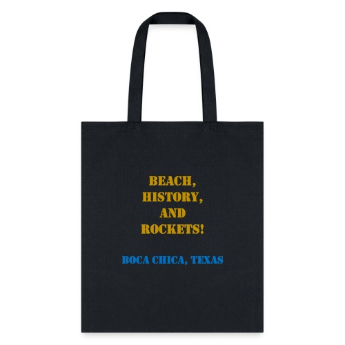 Beach, History and Rockets - Tote Bag
