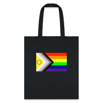 Progressive Pride Flag new - Tote Bag - black - Front
