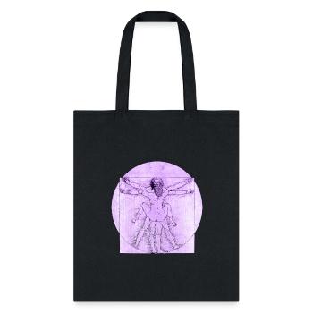 Vitruvian Couple Purple - Tote Bag - black - Front