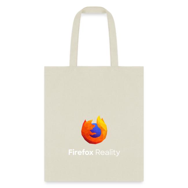 Firefox Reality - Transp., Vertical, White Text