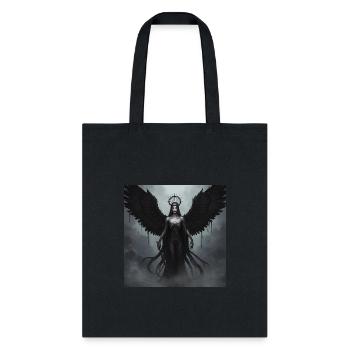 Ethereal Guardian Illustration - Tote Bag - black - Front