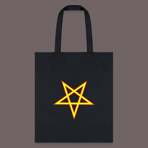 Pentagram Pentacle 2-tone vector - Tote Bag