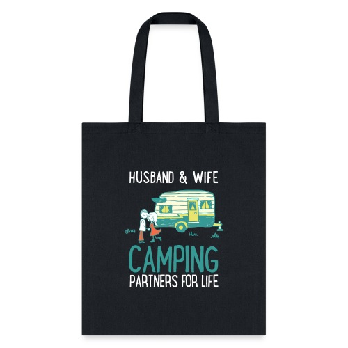 HUSBAND AND WIFE CAMPING PARTNERS NEW - Tote Bag