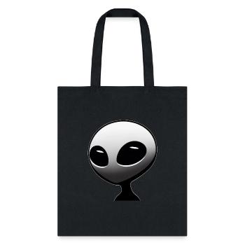 alien character - Tote Bag - black - Front