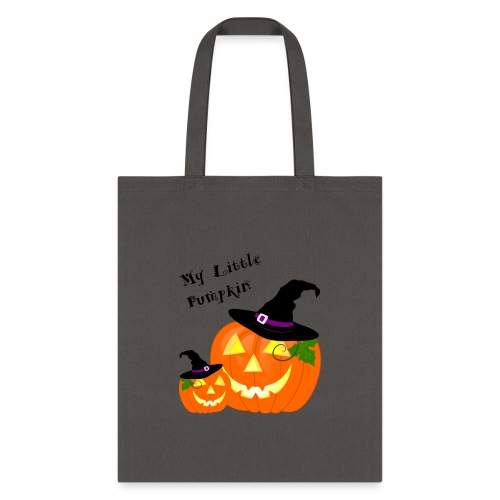 My Little Pumpkin in a Witches Hat - Tote Bag