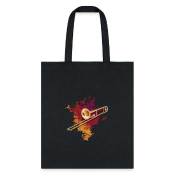 trombone - Tote Bag - black - Front
