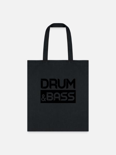 Drum & Bass Drum And Bass DnB Rave - Tote Bag - black