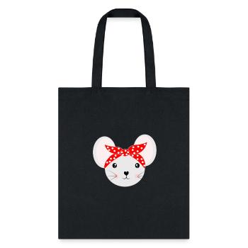 Cute Mouse - Tote Bag - black - Front
