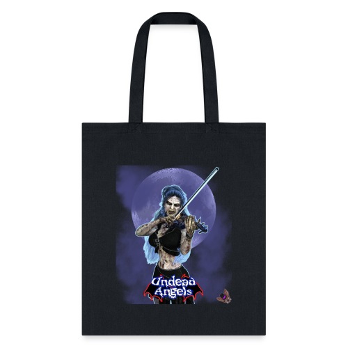 Undead Angels: Zombie Violinist Ariel Full Moon - Tote Bag