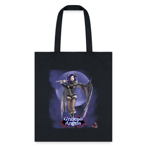 Undead Angels: Succubus Flute Player Full Moon - Tote Bag