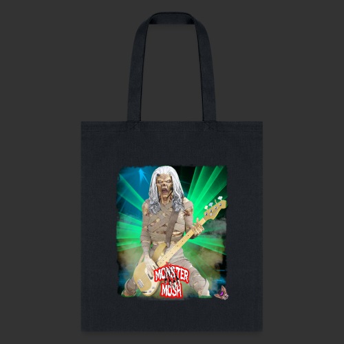 Monster Mosh Mummy Bass Guitarist - Tote Bag