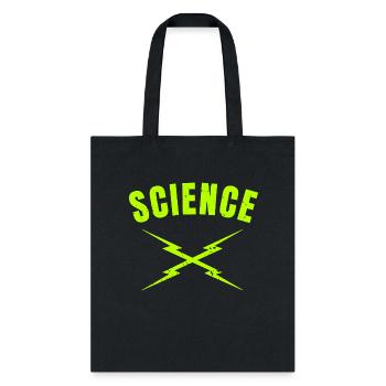 Science Lightning Bolts - Tote Bag - black - Front