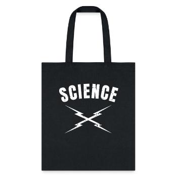 Science Lightning Bolts - Tote Bag - black - Front