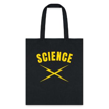 Science Lightning Bolts - Tote Bag - black - Front