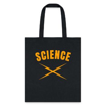 Science Lightning Bolts - Tote Bag - black - Front