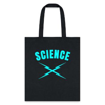 Science Lightning Bolts - Tote Bag - black - Front