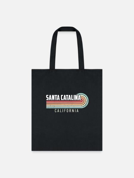 Santa Catalina National Park Vintage - Tote Bag - black