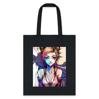 lady punk - Tote Bag - black - Front