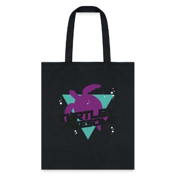 Sea Turtle Tortoise Pun Turtley - Tote Bag - black - Front