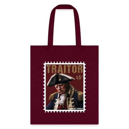 Traitor Trump Crying - Benedict Arnold Stamp Tees - Tote Bag