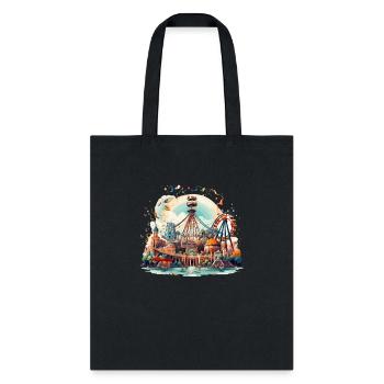 Amusement-Park Theme-Park Carnival-fair - Tote Bag - black - Front