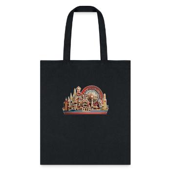 Amusement-Park Theme-Park Carnival-fair - Tote Bag - black - Front